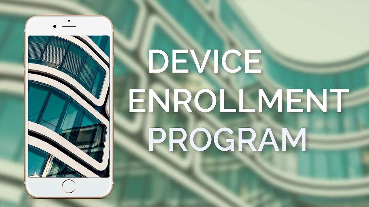 apple device enrollment program